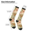 thumbnail image 2 of Logiee Colorful Paisley Print Gift Stocking Stuffers,Adult Stockings,Novelty Socks,Funny Socks Birthday Running Walking Sleeping, 2 of 6