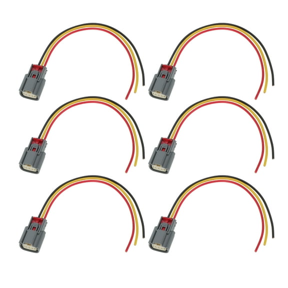 Unique Bargains 6Pcs Ignition Coil Connector Plug Harness for Ford F-150 11-16 Ignition Coilpack Female Connector Plug Harness Pigtail for Lincoln Navigator 15-17 No.UF646/BL3Z12029C