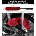 thumbnail image 4 of Kit de limpieza de ruedas de coche YeewayVeh, paquete de 4 con cepillo y limpiador, 4 of 9