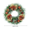 thumbnail image 3 of 2025 New Year Christmas Wreaths Door Hanging 30cm Large Christmas Wreath for Door Window Artificial Hanging Home Party Decor, 3 of 7