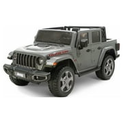 Jeep Gladiator Rubicon 12V Battery Powered Ride on, 2 Seater, Children Ages 3-5, Max Spped 5 MPH, Gray