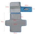 thumbnail image 3 of Cambiador de pañales portátil, cambiador portátil para niña y niño recién nacido, cambiador de bebé con bolsillo para toallitas inteligentes, 3 of 5