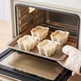 thumbnail image 4 of 3 Inch Silicone Mini Fluted Tube Cake Pans with Reinforced Frame,1 Pc Nonstick Mini Molds for Baking,BPA Free – Individual Reusable Jello Mold for Small Business or Home Baker Oven(Style C), 4 of 6