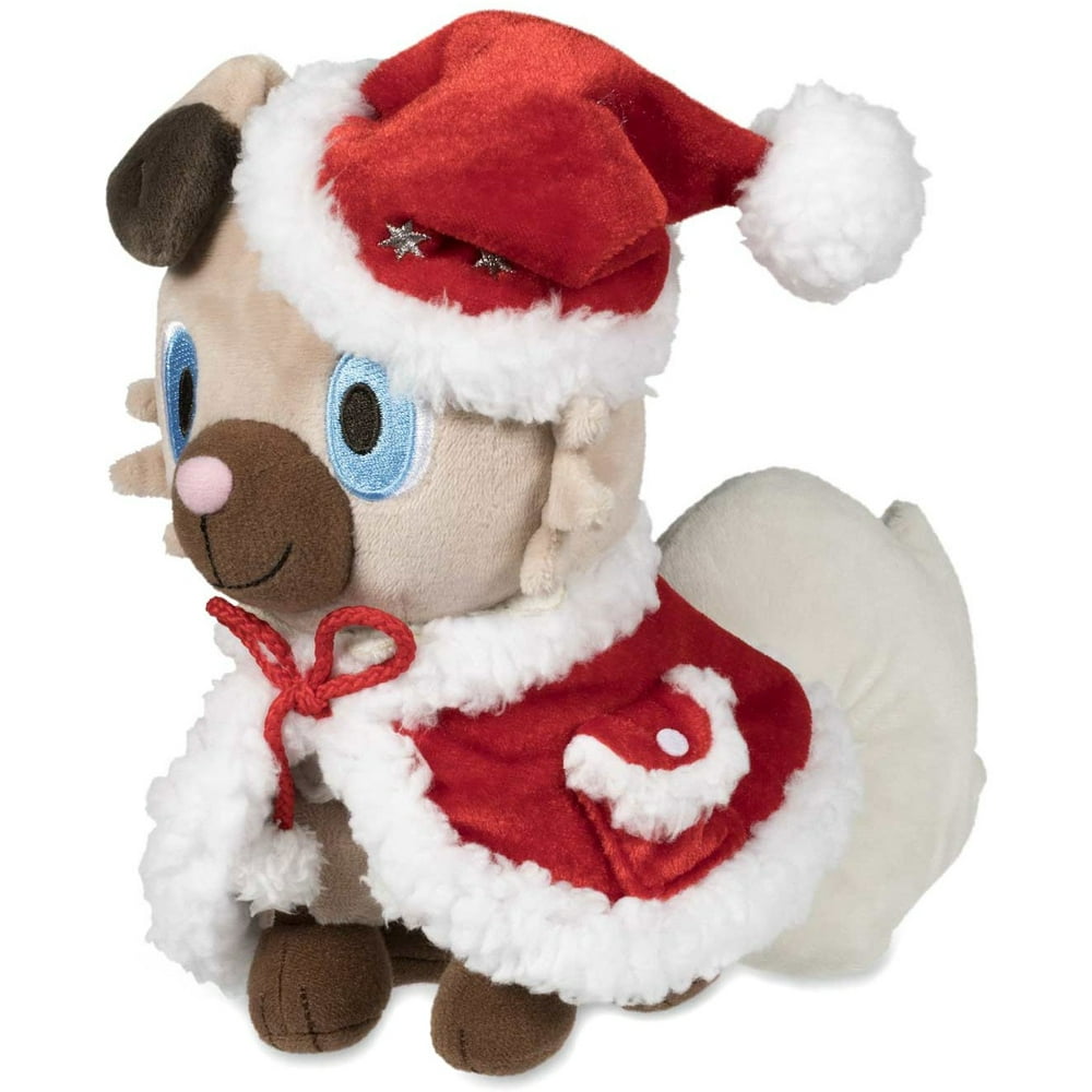 Pokemon Holiday Rockruff Plush