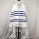 thumbnail image 4 of Women Men Messianic Jewish Israel Tallit Prayer Shawl Scarf 108x180cm Shawl, 4 of 5