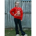 thumbnail image 5 of Aideaone Girls Boys Christmas Sweatshirts Unisex Funny Xmas Print Pullover Inner Fleece Long Sleeve Top Shirt 5-12 Years, 5 of 9