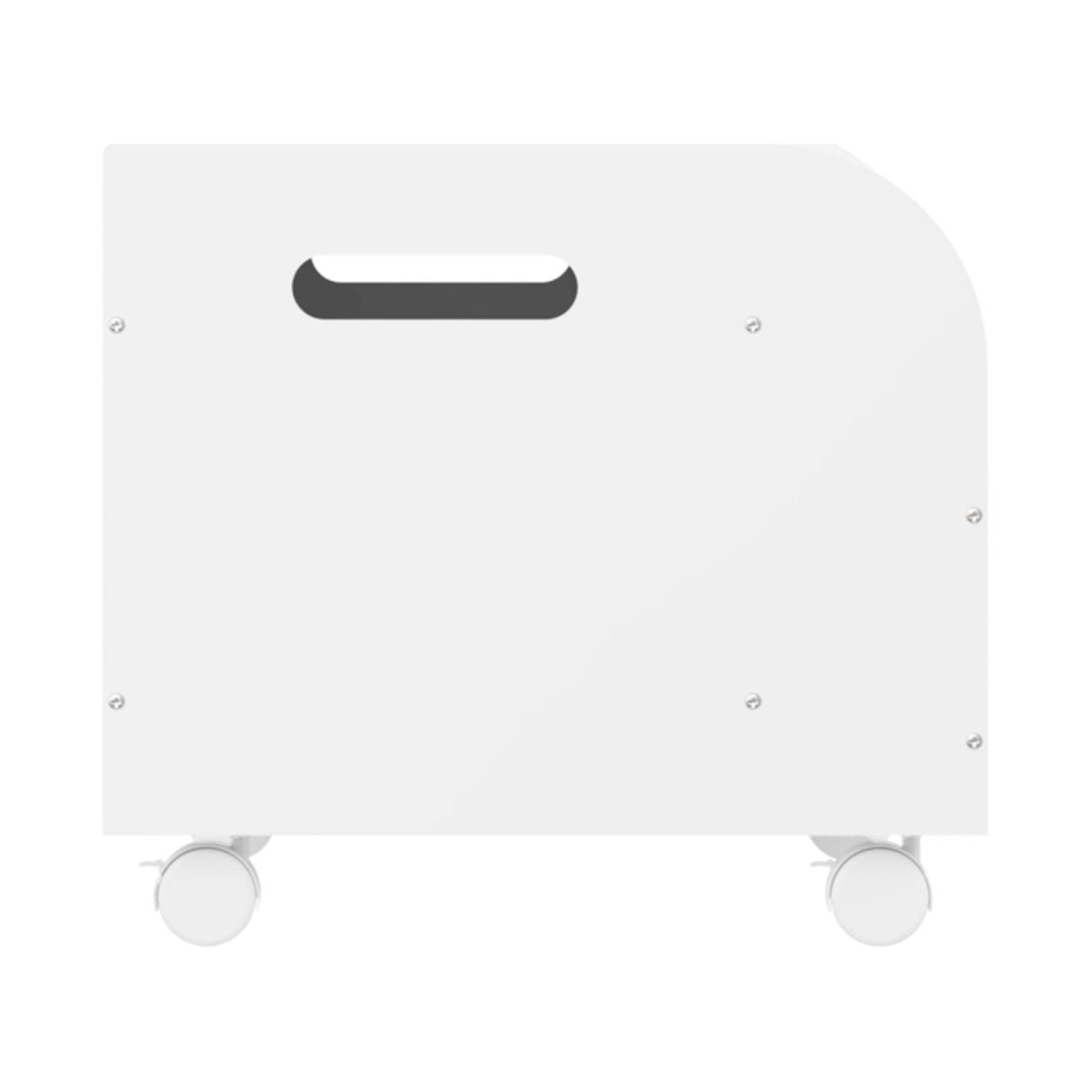 Kids Toy Storage Organizer with Front Bookshelf, Wooden Toy Box with 4 Universal Wheels, Flip-Top Lid, Safety Hinge, Boys Girls Toy Chest Bench for Playroom Kids Room Organization(White)