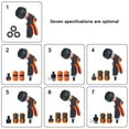 thumbnail image 3 of Labymos Car Water Washer High Pressure Hose Sprayer Home Watering Sprinkler with 8 Splash Modes, 3 of 8