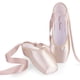 thumbnail image 2 of AGYE Zapatos de punta de ballet, zapatos de baile profesionales de color rosa, zapatos de ballet de satén de suela completa, con cinta cosida para niñas y mujeres, rosa (satén) -35, 2 of 3