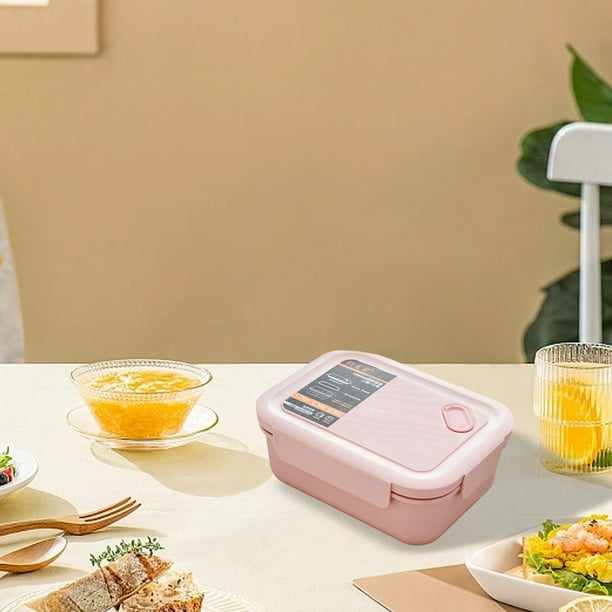 Artículos esenciales para dormitorios, artículos de limpieza, lonchera para adultos, lonchera bento de 3 compartimentos de 1200 ml, recipientes para adultos, resistentes al frío y al calor, a prueba d