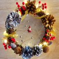 thumbnail image 3 of 10pcs Pine Cones Baubles Hanging Christmas Festival ornament Pine Tree Holiday Decoration B 8-10CM, 3 of 7