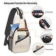thumbnail image 3 of Lsque Books Key To Knowledge Pattern Cross Chest Bag Diagonally – Premium Durable Front Chest Sling with Adjustable Padded Strap, High-Capacity Storage, 3 of 8