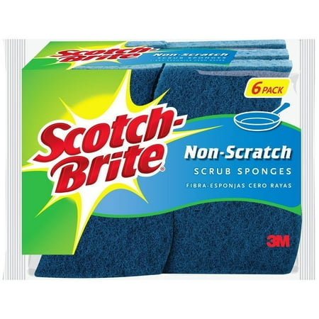 Scotch-Brite Non-Scratch Multi-Purpose Scrub Sponges Value Pack, 6 Ct