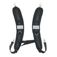 thumbnail image 1 of 2 X Padded Shoulder Straps, Adjustable Backpack Shoulder Strap for Backpack, Dry Black Diving Fabric, 1 of 8