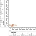 thumbnail image 2 of 14k Rose Gold Plated 925 Sterling Silver Lovely Tiny Acorn Promise Ring Jewlery for Her Women Valentine's Day Birthday Ring Size-9.5, 2 of 3