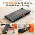 thumbnail image 2 of AKLUER Walking Pad Treadmill with Vibration Plate, Under Desk Treadmills with Incline, Low Noise Walking Pad for Home Small Spaces, Office, Remote Control & LED Display, 2 of 7