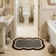 thumbnail image 1 of Bath mats Quick-Drying Non-Slip Bathroom mat Super Absorbent Bath mat Instant Dry Bath mat, Bathroom Rug in Front of The Kitchen Sink, Shower Room, Bathtub,23.62x15.74 in, 1 of 6