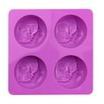 thumbnail image 2 of Moldes de silicona para jabón, molde de silicona para jabón con cara de luna creciente de 4 cavidades Fason 222429, 2 of 7