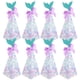 thumbnail image 5 of 20 piezas Cajas de dulces de boda, cajas de papel para galletas de sirena, cajas de embalaje de regalo para fiestas, 5 of 5
