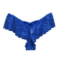 thumbnail image 2 of BONIXOOM No Show Panties For Women Seamless Girls Panties Briefs Leisure Tie Drop Waist Blue M=8, 2 of 4