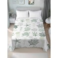 thumbnail image 4 of Sage Green Coastal Flat Sheet Only Twin Size, Soft Breathable Bed Top Sheets for Mattress, Nautical Summer Beach Coral Sea Turtle Luxury Bedding Flat Sheets for Home Hotel Bedroom Bed Protection, 4 of 9