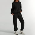 thumbnail image 3 of SUNBS Sweatsuits Women 2 Piece Outfits Two Piece Crewneck Sweatshirts Sets Lounge Fall Sweatpants Tracksuits, 3 of 6