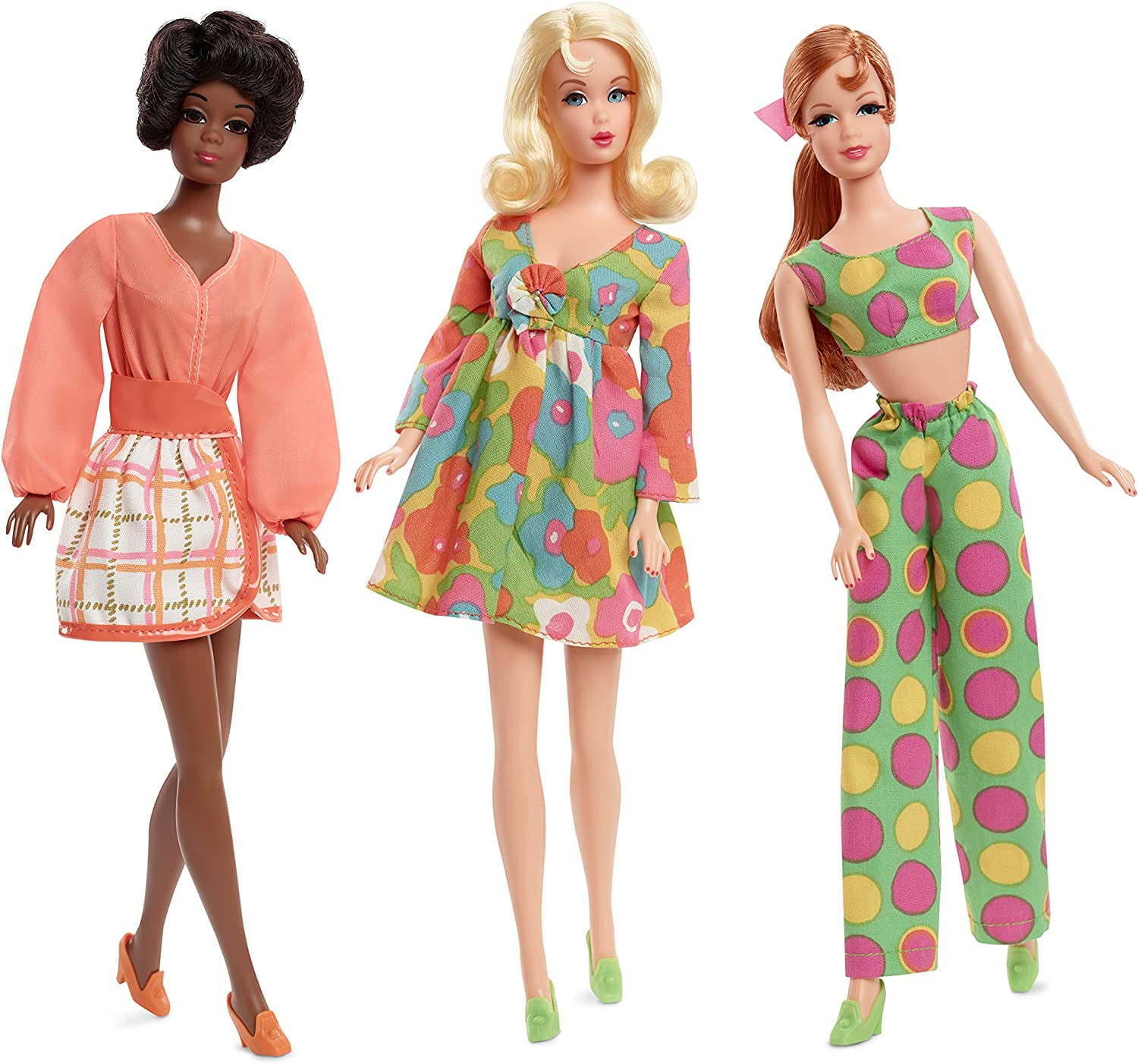 Mod Era Standard Barbies, Assorted mod Standard Barbies