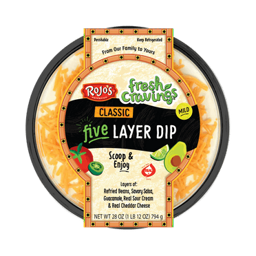 Fresh Cravings Rojo's Classic 5 Layer Dip, 1 - 28oz, Refrigerated