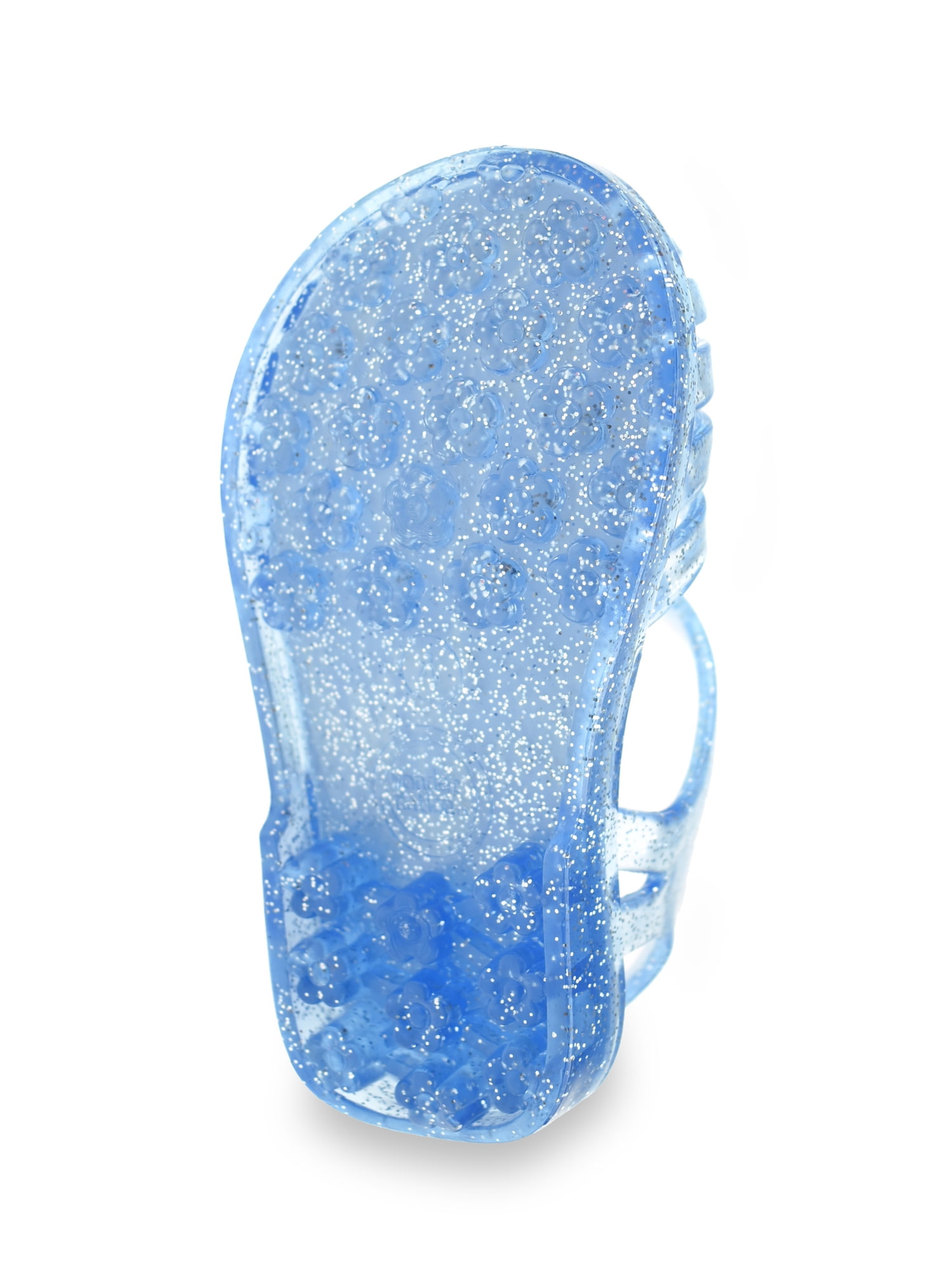 Wonder Nation Baby Girls Glitter Jelly Fisherman Sandal