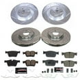 thumbnail image 3 of PowerStop Front and Rear Z23 Evolution Sport Carbon-Fiber Ceramic Brake Pad and Drilled & Slotted Rotor Kit Fits: VOLVO Select Models K8225, 3 of 10