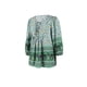 thumbnail image 5 of Sunloudy Blusa de primavera para mujer, camisa bohemia con cuello en V y flores de manga 3/4 con cuello en V, blusas sueltas estilo suéter de otoño para mujer Sunloudy  moda, 5 of 10