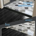 thumbnail image 2 of Art3d 10 FT Self Adhesive Vinyl Floor Transition Strip for Joining Floor Gaps,Carpet Threshold Transition，Black, 2 of 9