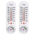 thumbnail image 3 of FNGZ Thermometer Clearance Wall Indoor Outdoor Sky Garden Greenhouse House Office Room Heating 2pc 2ml White, 3 of 7