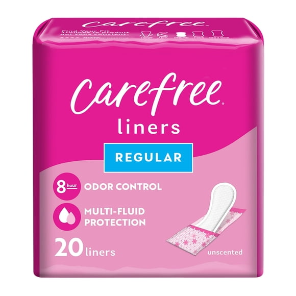 Protectores diarios P & V GROUP USA Carefree Original sin fragancia, 60 unidades