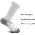thumbnail image 4 of Men Sport Socks 3/6Pairs,AmPm Compression Athletic Socks for Men Sport Running,Fully Cushioned &Arch Support, 4 of 7