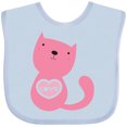 thumbnail image 3 of Inktastic Love Cat 2 Boys or Girls Baby Bib, 3 of 4
