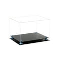 thumbnail image 6 of Versatile Deluxe Clear Acrylic Display Case - Large Rectangle Box with Blue Risers 18" x 14" x 12" (A014-BLR), 6 of 7