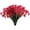 Hot Pink, variant on 12pc 5 Head Flowers Handmade Slight Size Color Difference Petals Slight Smell Easy to Clean for Multiple Decorations