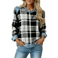 thumbnail image 5 of Chuancc Ladies Sweaters Women Winter Clothes Oversized Pullover Cold Weather Clothes for Women Womens Clothes Trendy 2025 Sweaters for Women Trendy Womens Pullover Casual Women's Sweat Shirts Black L, 5 of 6
