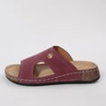 thumbnail image 5 of Womens Arch Support Slide Sandals Comfortable Breathable Slip On Round Toe Orthotic Flat Beach Slides For Daily Casual Walking Vacation Holiday, 5 of 5