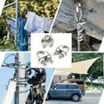 thumbnail image 7 of Wire Rope Cable Clip Clamps M2 12 Pcs Wire Rope Clamp U Bolt Clamp 304 Stainless Steel For 2mm Wire Rope Cable For Wire Fence Clips Garden Tension Wire Ropes, 7 of 7