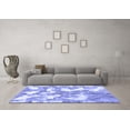 thumbnail image 3 of Ahgly Company Indoor Rectangle Abstract Blue Modern Area Rugs, 2' x 3', 3 of 4