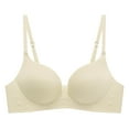 thumbnail image 1 of Plebaso Women's Wireless Push up Bras Seamless Soft Support Everyday Bras Ladies Full Coverage Bralettes, 1 of 7