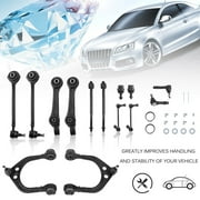 Front Upper Lower Left Right Control Arm Suspension Ball Joint Inner Outer Tie Rod Sway Bar End Link 14 PCS Suspension Kit For Dodge For Challenger For Chrysler,OE Design