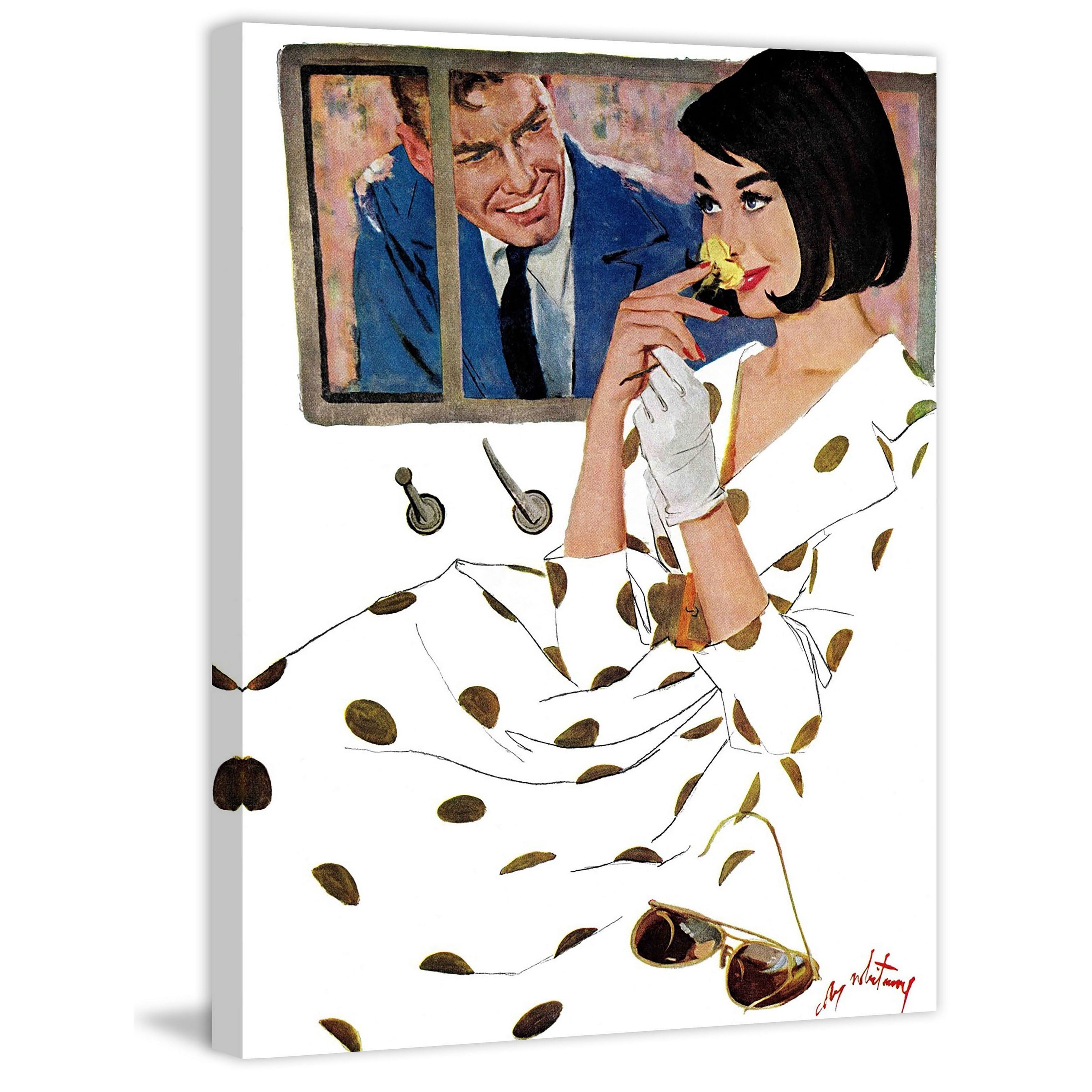 Marmont Hill "The Golden Rose" by Coby Whitmore Painting Print on Canvas