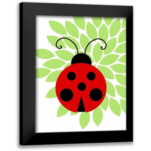 Robinson, Tamara 20x24 Black Modern Framed Museum Art Print Titled - Ladybug III