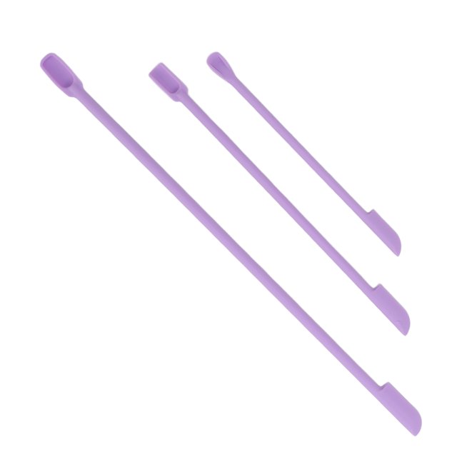 Ensemble de Mini Spatules en Silicone Double Face pour Maquillage, Racloir pour Cosmétiques avec Usage Quotidien Essentiel