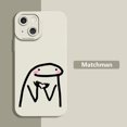 thumbnail image 3 of Funda de silicona con dibujos animados de Matchman para IPhone, carcasa bonita para IPhone 16, 15, 14, 13 Pro Max, 12 Mini, 11 pro, XS, XR, X, 7, 8 Plus, SE 2020, 3 of 5