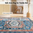 thumbnail image 4 of Costway Area Rug 5' x 7' Distressed Vintage Home Carpet Living Room Bedroom Non-Shedding, 4 of 10