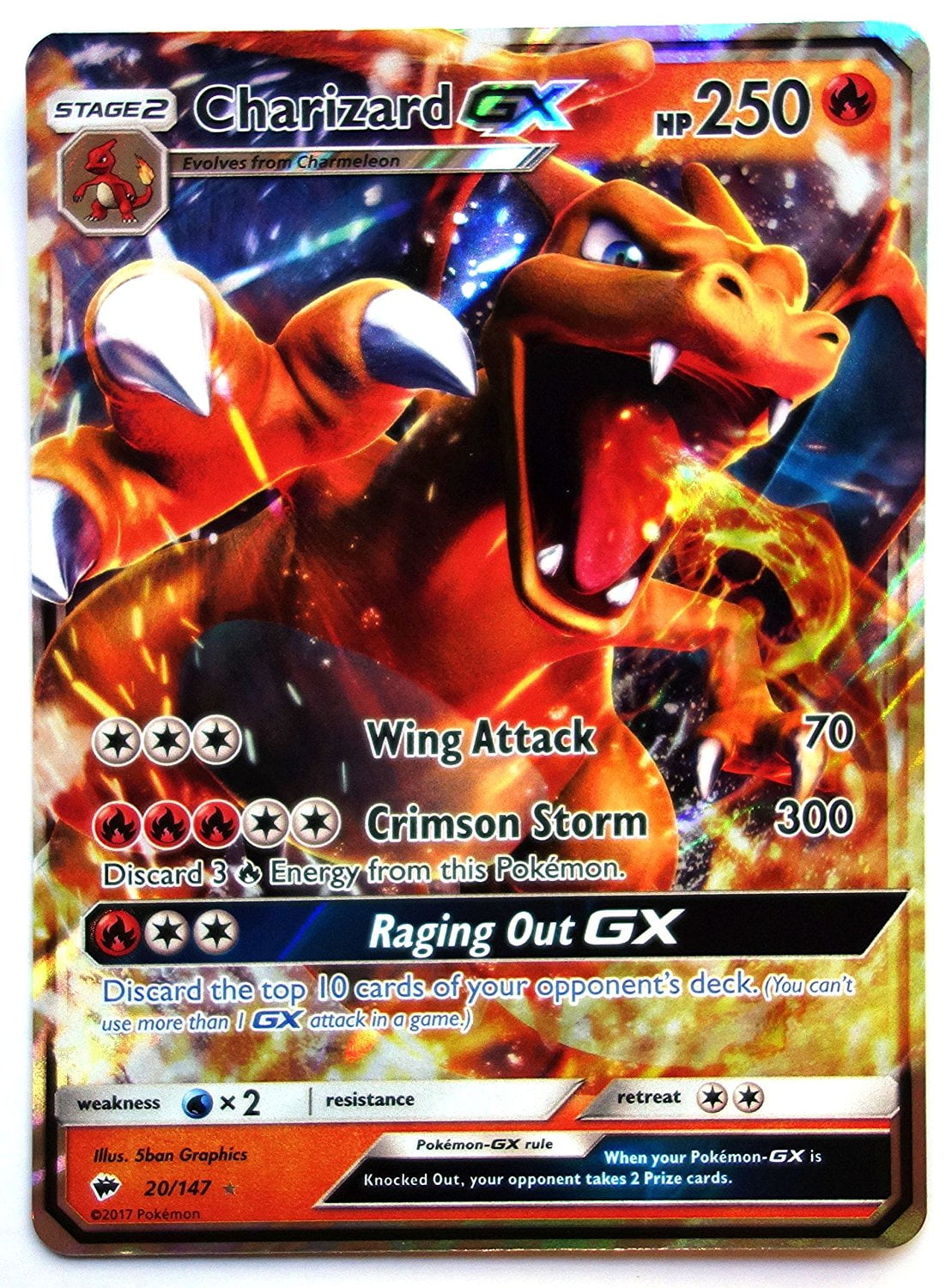 Rainbow Hyper Rare Charizard Perysnow